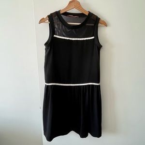 Comptoir des cotonniers black dress size XXS